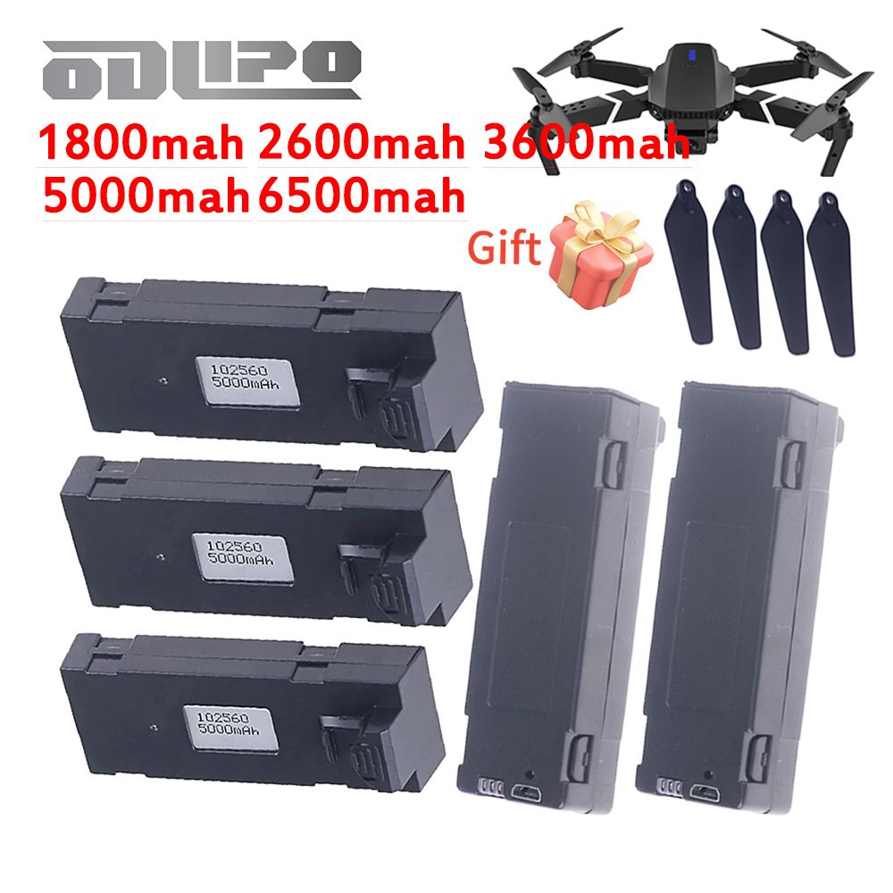 Eachine Drone E58 - NOWA Ulepszona Bateria E88 6500mAh 5000mAh