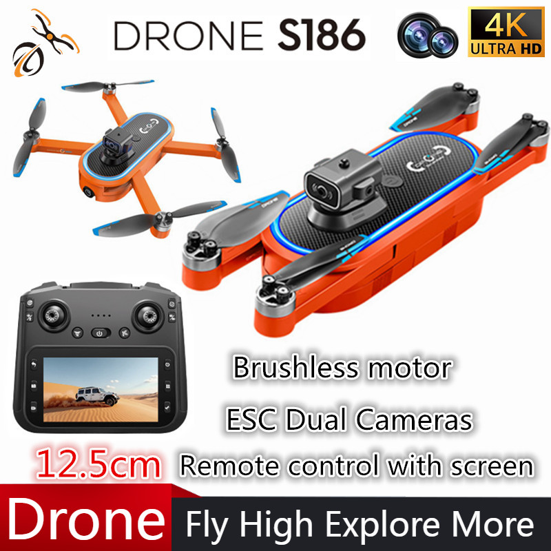 Dron 2025 S186 Profesjonalny 4 – Drone Gimbal recenzja i cena