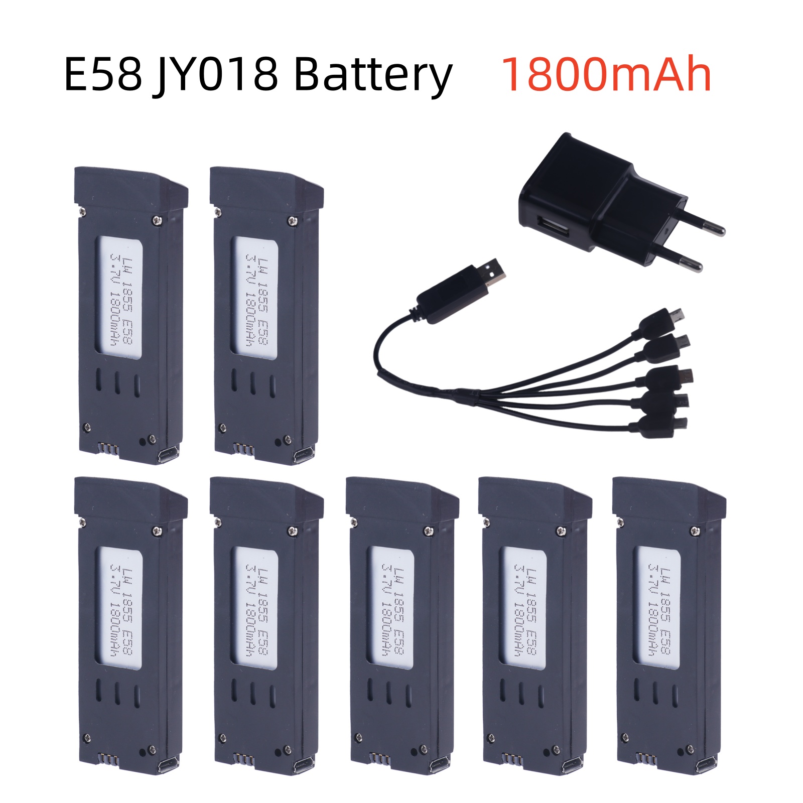 3.7V 1800mAh RC Drone bateria  – Eachine Drone E58 recenzja i cena