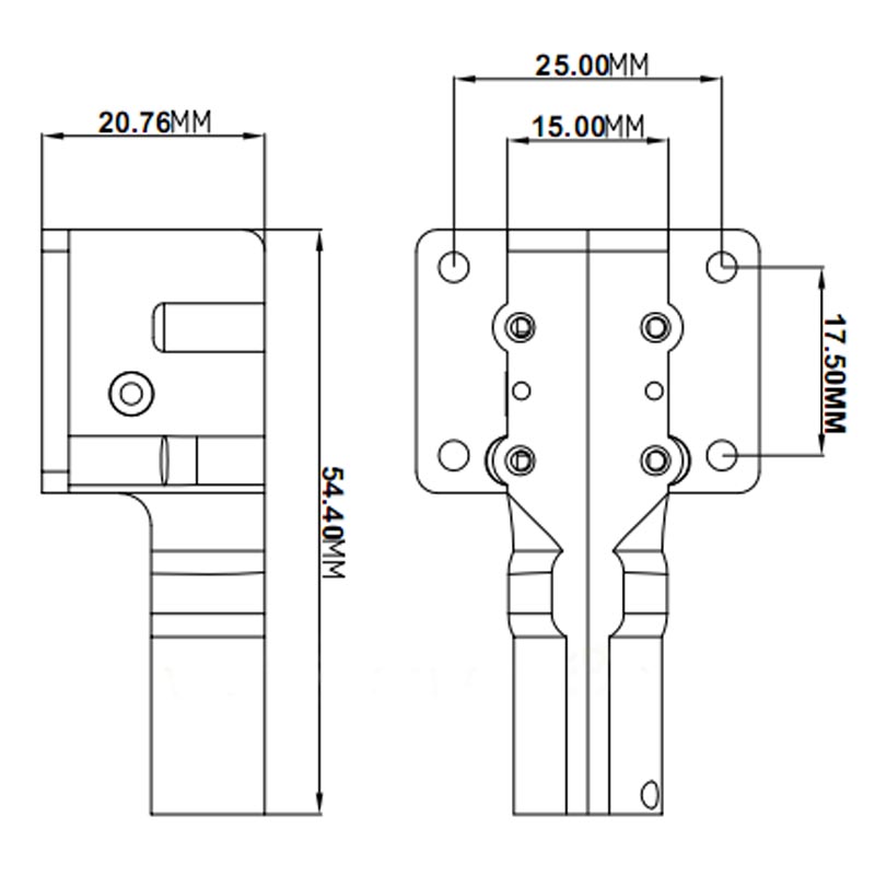 2 SZT. 25g Mini Metalowe Serwo – Drone Landing Gear recenzja i cena