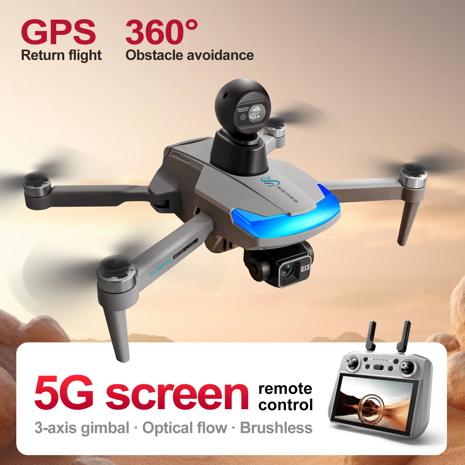 S185 Profesjonalny dron 2.7K H – Drone Gps Mount recenzja i cena