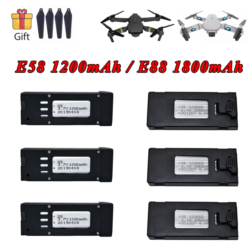 Akumulator Lipo 3.7V 1200mAh 1 – Eachine Drone E58 recenzja i cena