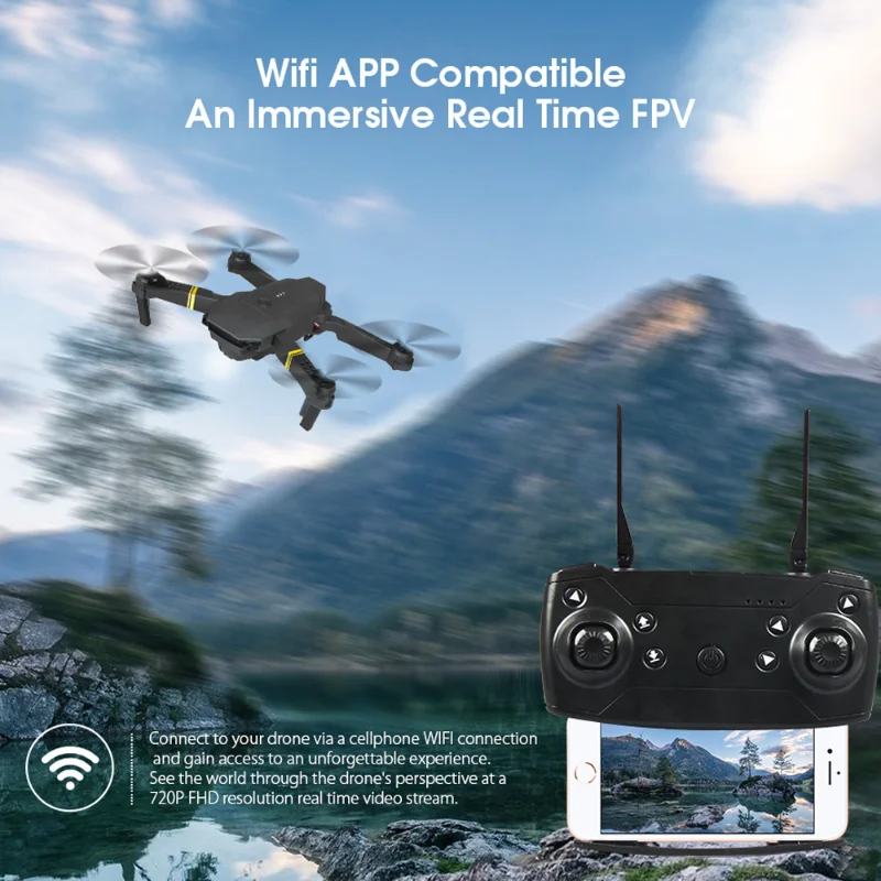 Dron 4K Eachine E58 WIFI FPV z – Eachine Drone E58 recenzja i cena